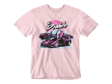 camiseta lamborghini diablo 80s